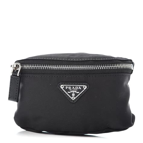 prada black cosmetic pouch|Prada tessuto nylon pouch.